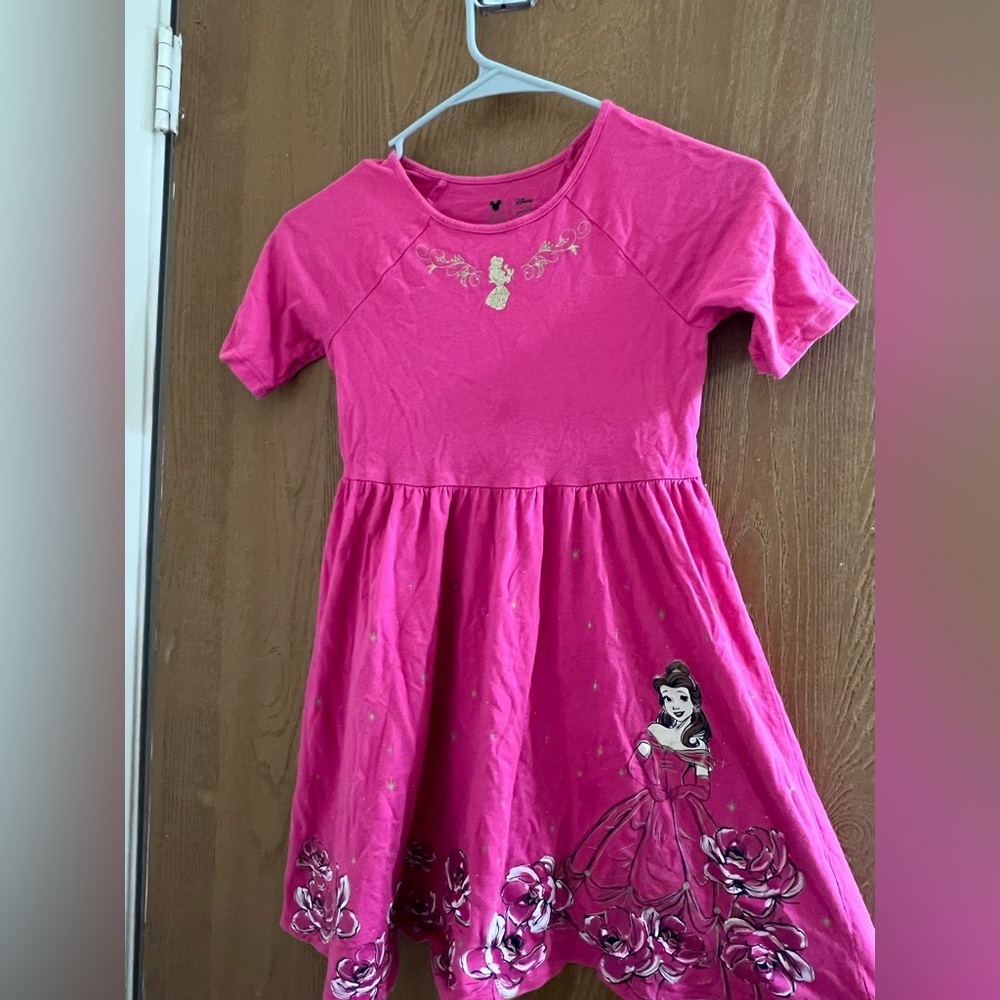 Disney Belle Pink Casual Kids Dress